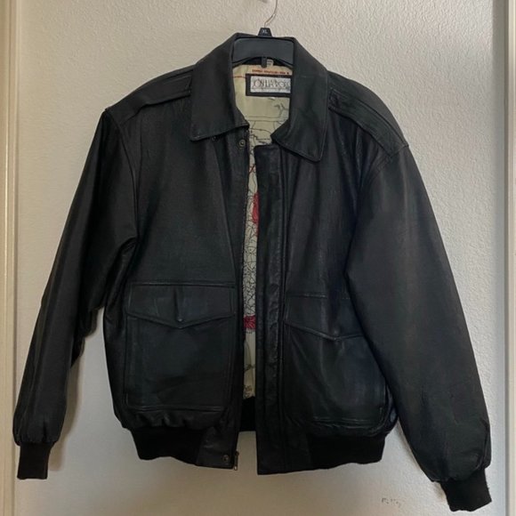 ross leather jacket